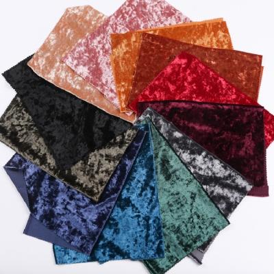 China Cheap Price Tear-Resistant Custom Colors All 100% Polyester Panne Velvet Fabric For Home Textile And Garment for sale