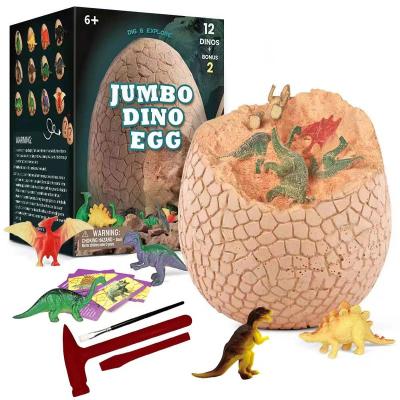 China Children Assembly Excavation New Dino Kit Egg Dig Huge Toy Developing Children's Attention And Patience DIY Dig It Up Scientific Archaeological Dinosaur Fossil Excavation Kit for sale