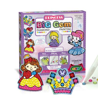 China Great New Toys Diamond Paster Big Gem Sticker Suncatcher Kit For Girl from Princess Big Gem Diamond Painting Educational DIY from EBAYRO for sale