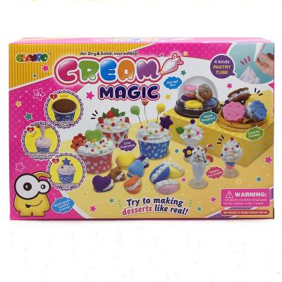 China EBAYRO Children DIY Craft Air dry Ice Cream Clay Play Foam Putty For Food Cake Decoration Cream Clay 715 for sale