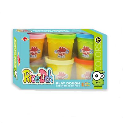 China EBAYRO 6 Colors Play Dough Eco-Friendly Modeling Clay For Kids Educational Intelligent Clay 931E for sale