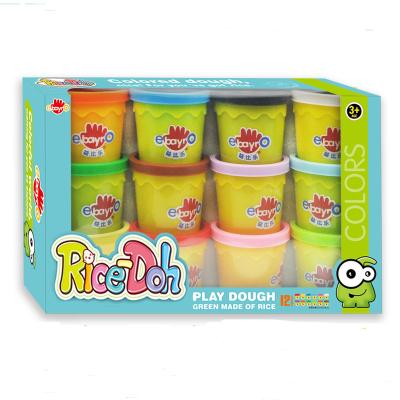 China EBAYRO Modeling Dough 12 Colors For Kids Modeling Dough Set Eco-friendly Modeling Dough Modeling Clay Rice Dough 932E for sale