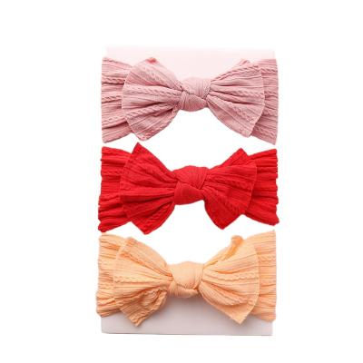 China Baby Plain Casual Newborn Hair Bands Accessories Toddler Kids Head Wraps With Solid Color Elastic Baby for sale