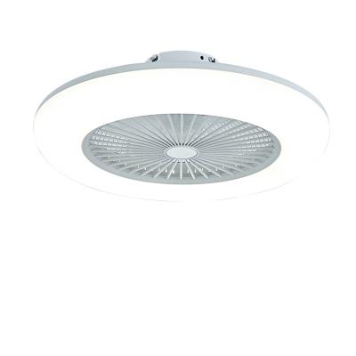 China Rebow 22 Inch OEM ODM Ceiling Fan APP LED Ceiling Fan Modern Indoor Decorative Remote Control Bladeless Ceiling Fan for sale