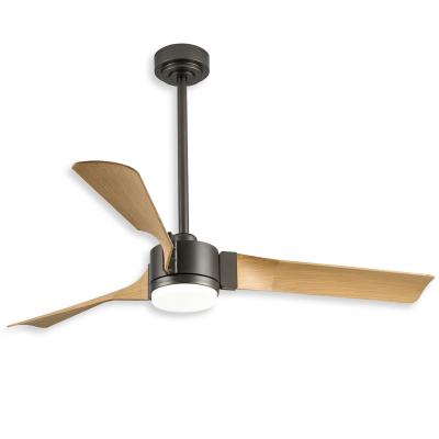 China Crystal Ceiling Fan Vintage Wooden Ceiling Fan With Light And Remote 42/52 Inch Ceiling Fan 3 Kinds Of Speed ​​110V /220V for sale