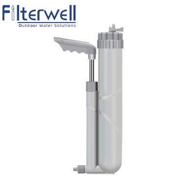 China Removes Filterwell UF Water Purifier Personal Outdoor Washable Portable Survival Gear Minimum 99.9999% for sale