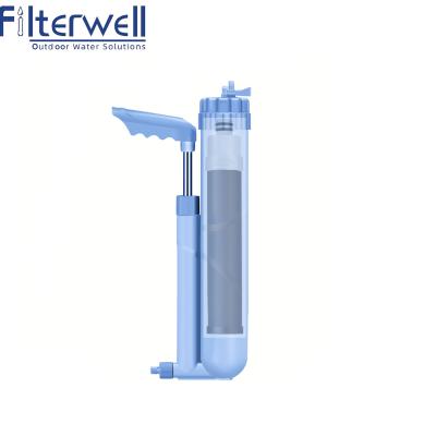 China Removes Filterwell Family Use Activated Carbon Minimum 99.9999% Surface Blocks And KDF55 CUZN Portable Pump Water Purifier System for sale