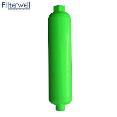 China Removes Minimum 99.9999% RV Sediment Inline Water Filter With 3/4 Inch NH Flexible Garden Hose Protector for sale