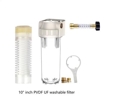 China Removes Minimum 99.9999% External Double RV Water Filter System, Leakproof Brass Fittings Bracket RV Water Filter System for sale