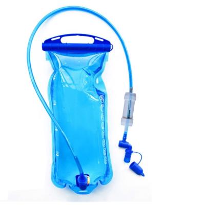 China Removes Minimum 99.9999% Water Bags Folding Water Filter Bladder 2 or 3 Liter Outdoor Camping Backpack for sale