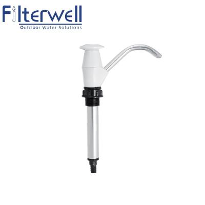 China Self Suction Water Caravan Faucet Aluminum Alloy Sink Faucet Camping Replacement Trailer Dispenser Caravan Sink Pump for sale