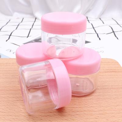 China Transparent pp bottle jar cosmetics travel bottle sub-package mask tool empty Re-usable plastic cosmetic cream squeeze bottle for sale