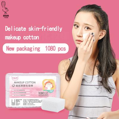 China Remove Makeup New Style Packaging Cotton Pads Pure Cotton Nonwoven Disposable Cotton Makeup Remover Pad for sale