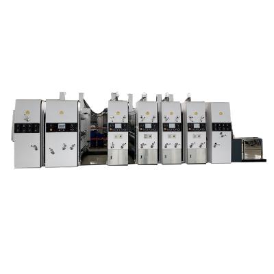 China Factory High Quality Full Automatic Max Speed ​​1224 Flexo Four Edge Feeding Colors Printing Slotting Die Cutting Machine for sale