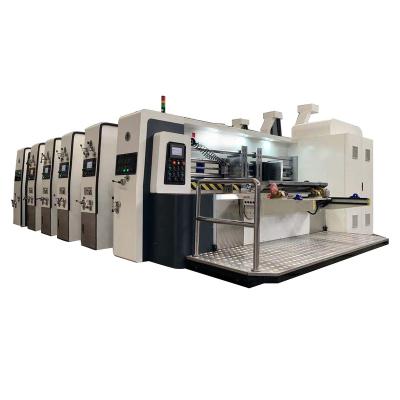 China Factory Hot Sale Full Automatic Maximum Speed ​​1224 Flexo Four Edge Feeding Colors Printing Slotting Die Cutting Machine for sale