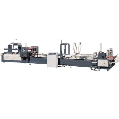 China Best Price Fully Automatic Food Customized Corrugated Box Stitching And Gluing Machine for sale