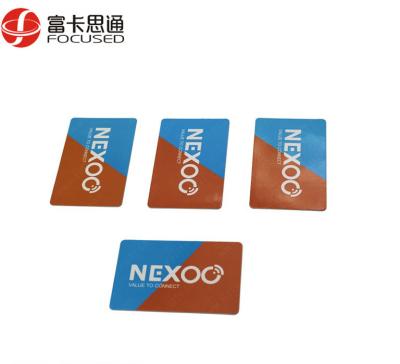 China Programmable RFID E-Ticket Smart Eticket For Subway 13.56MHZ 1K Paper NFC Card for sale