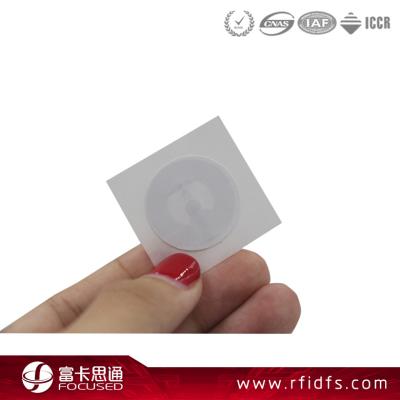 China ISO14443A mass transit NFC 25MM PVC rfid coin tag for sale