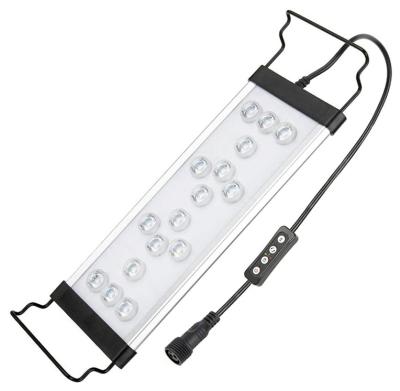 China New Aluminum Adjustable Lighting Freshwater Led Light Aquarium Lamp For Fish Tanks for sale