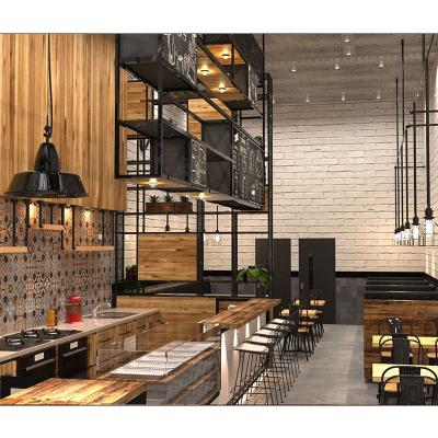 China Modern Free Top Design Ideas Tea Shop Interior Decoration Coffee Shop Display For Bubble Tea Shop for sale