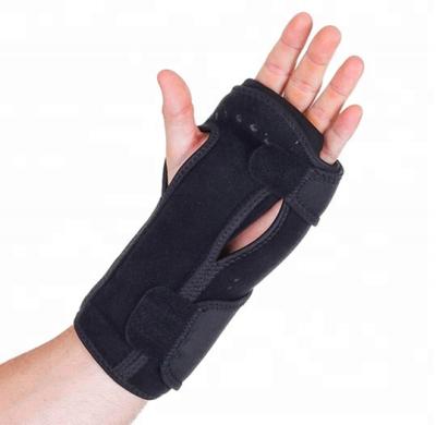 China Comfortable Black One Size Fits All Sports Medicine Night Support Wrist Brace for sale