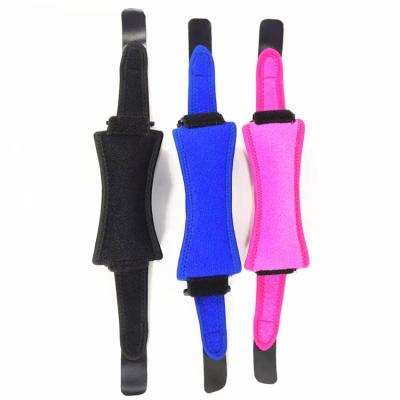 China Adjustable Elasticity OEM Breathable Custom Colorful Patella Band Knee Support Brace Patella Knee Strap for sale