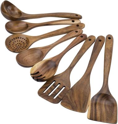 China Sustainable Kitchen Utensils Set 8 Piece Cookware Set Wooden Cookware Sets for sale