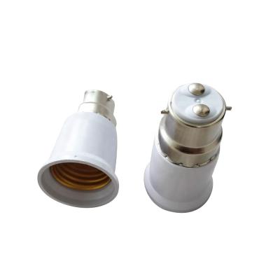 China Hot Sale B22 Screw To E27 Base Led Bulb Lamp Holder Screw Socket for sale