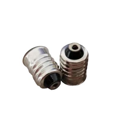 China Hot Sale E10 Screw Cap Copper Material Socket Welding Screw Caps for sale