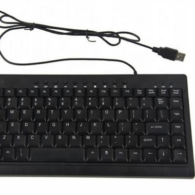 China 88key Computer Keyboard USB Keyboard Plug and Play High Quality Compact Desktop Wired Keyboard for sale