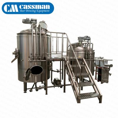 China Hotels Jinan Micro Beer Brewery Equipment Cassman 300L Micro Beer Equipment For Small Beer Bar for sale