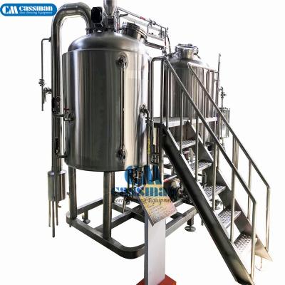 China Hotels beer production brewpub microbrewery equipment stainless steel beer making line for sale for sale