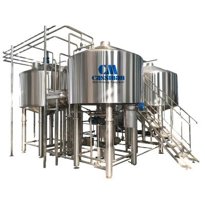 China 3000L Hotels Beer Brewing Plant Equipment 30bbl Brewery Equipment 30HL Brewhouse For Sale for sale