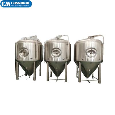 China Hotels Cassman 1000L stainless steel beer brewery fermentation tanks for sale for sale