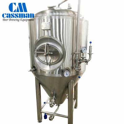 China Homemade Hotels Stainless Steel Brewery Equipment 5bbl Beer Maker Beer Brewing Kettle 10BBL Fermentation Tank for sale