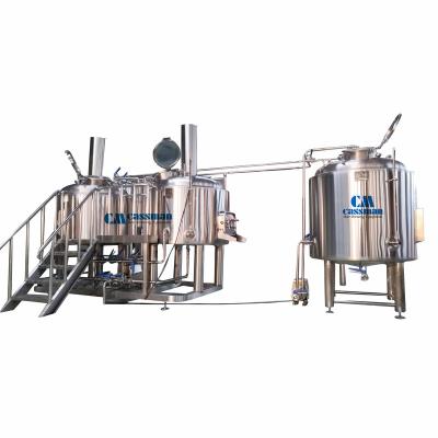 China Mini Hotels Micro Brewery Beer Brewing Equipment 500l Brewery System Supplier for sale