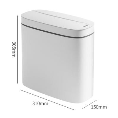 China 13L Battery Bin Sensor Waste Bin Automatic Induction Sustainable Waste Bin Touchless Smart Recycling Bin For Modern Custom 10pcs for sale