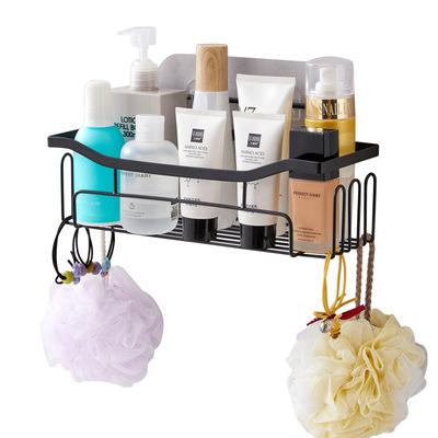 China Viable Fashion Multifunctional Bathroom Storage Stretch No Punch Bathroom Corner Shelf Metal Storage Rack for sale