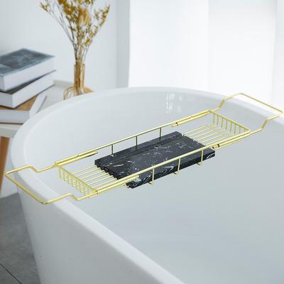 China Wholesale Cheap Bathtub Racks Hot Sale Bathroom Shelf Metal Toilet Shelf High-support Minimalist Hot Item Storage Rack for sale