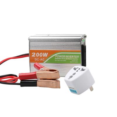 China Wholesale Car Appliances Mini Small Portable Modified Car Home Inverter 200W Power Inverter With USB Logbook Available for sale