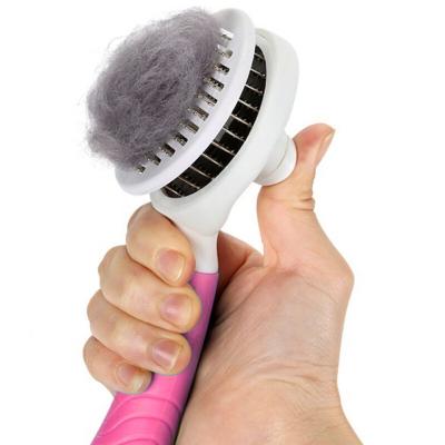 China RTS Multi-Function Stocked Self Cleaning Pet Slicker Sweep Pet Comb Dog Grooming Kit Pet Dog Grooming Set for sale