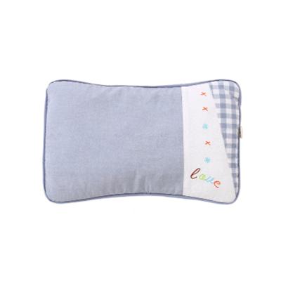 China Anti-static Baby Pillow Fiber Air Pink Factory Price Newborn Infant Cushion Prevent Flat Head for sale