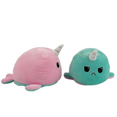 China Wholesale Reversible Flipping Animals Soft Tissue Baby Pulpos Octopus Plush Toys Decoration Whale Reversible Flipping Animals for sale