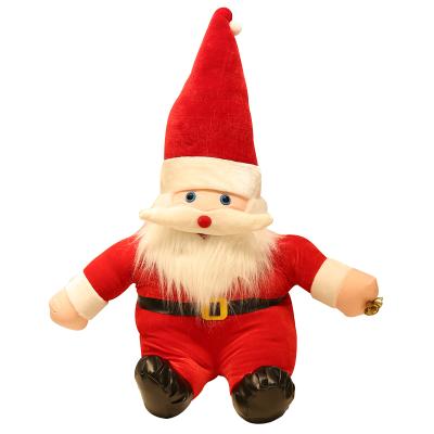 China Custom Cute Christmas Santa Claus Plush Toys Christmas Decoration Stuffed Dolls For Kids Gifts for sale