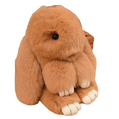 China 2021 Wholesale Custom Cute Soft Gray Pink Stuffed Eco-friendly Easter Bunny Small Toy for sale