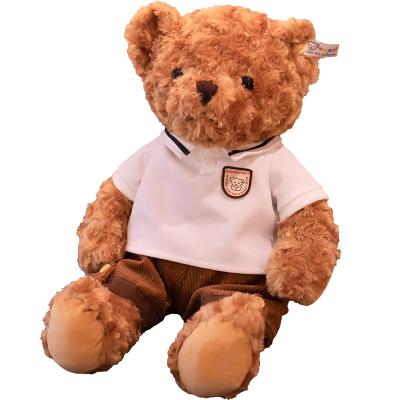 China Valentine's Day Gift/Pretty Gift Hot Selling Soft Toys/Polo Shirt Teddy Bear Plush Toy Handmade Pretty Teddy Bear Of 2021 Decoration For Gifts for sale