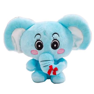 China Promotional Gifts/Decoration/Cute Gray Elephant Plush Toys Baby Elephant Dolls Pretty Pretty Gifts Hot Sale For Home Decoration for sale