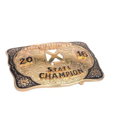 China Cowboy Cast Boat Gold Plated Metal Cowboy Belt Buckle For Belt With Custom Logo for sale