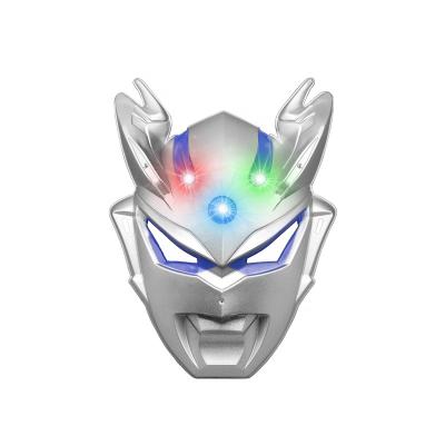 China Halloween Party Gifts Cute Glowing Children Cartoon Ultraman Anime Mask Set Halloween Party Toy Mask Halloween Props for sale