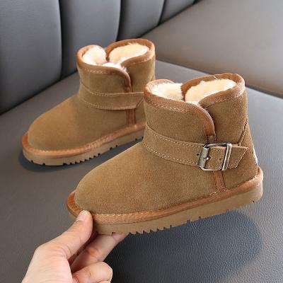 China Warm thermal fur and Anti-skiing children's thickened boots for men's and women's cotton shoes and children's shoes for sale